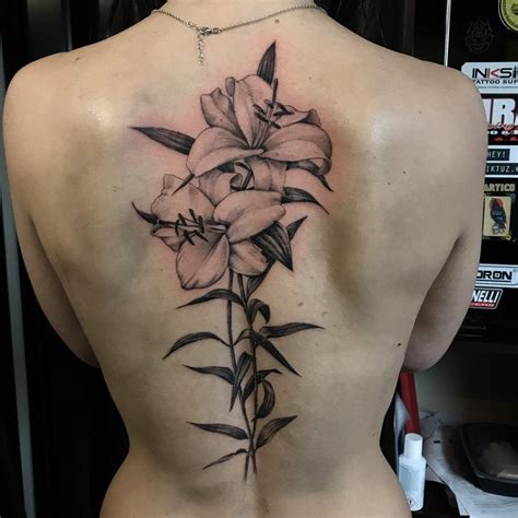 flower tattoo on the side